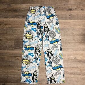 GAP Batman Comic Print Lounge Pants - Blue and Grey